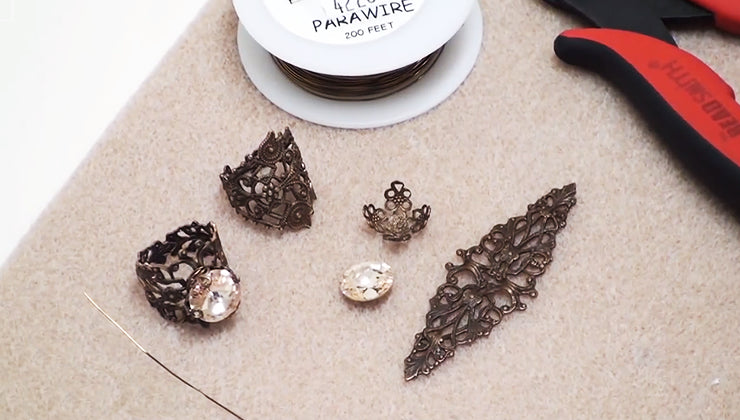 How to Make an Adjustable Filigree Ring — Beadaholique