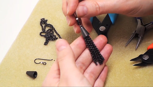 How To Make Chain Tassel Earrings