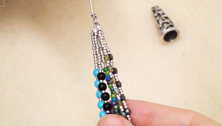 Easy Tutorial on Making a Multi-strand String and Bead Bracelet