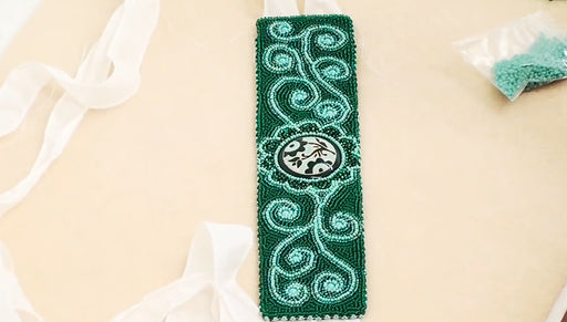 How to Finish Bead Embroidery That Has an Inserted Textile Piece