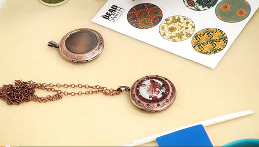 How to Make a Mixed Media Collage Art Locket