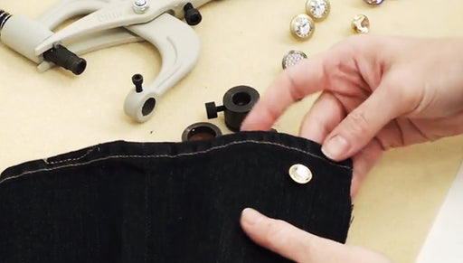 How to Apply Austrian Crystal Jean Buttons using the Crystal Applicator Tool