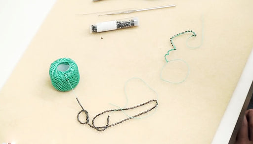 How to Chain Stitch Crochet with Beads