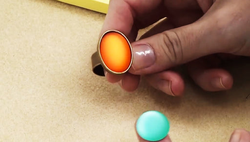 How to Make a Lunasoft Lucite Cabochon Ring
