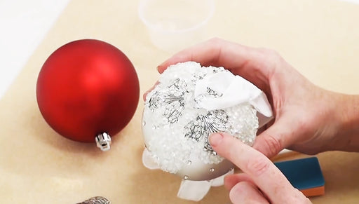 How to Embellish an Ornament with Crystal Clay, Filigree, and Crystals