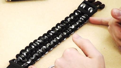 How to Make a Wide (Double) Cobra Paracord Bracelet