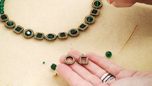 How to Use Bead Frames and Make a Pair of Earrings