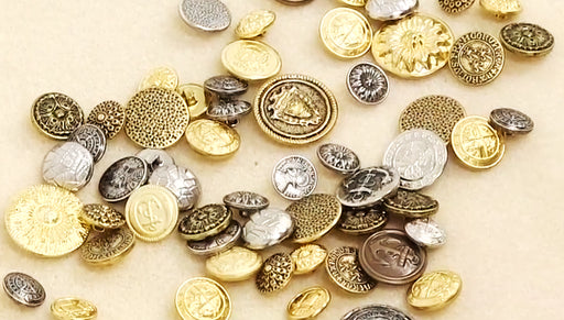 Product Spotlight: Vintage Metal Button Assortment