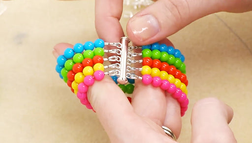 How to Make a Party Bead Multi Strand Bracelet