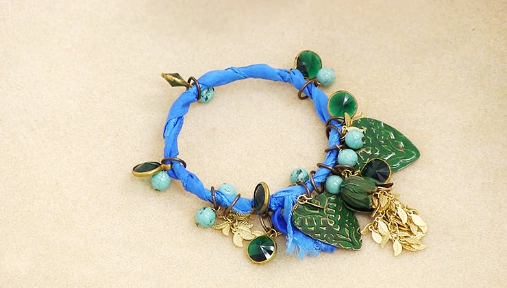 How to Wrap a Bangle Bracelet in Silk Ribbon — Beadaholique