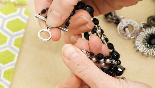 How to Use a Toggle Clasp
