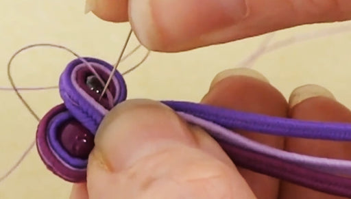 How to do Soutache Bead Embroidery: Part 3 How to Add a Side Bead and to End a Stack