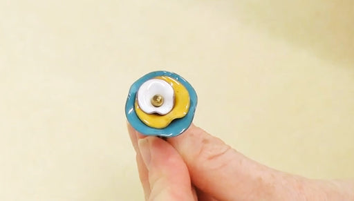How to Make a C-Koop Enameled Flowers Spinner Ring