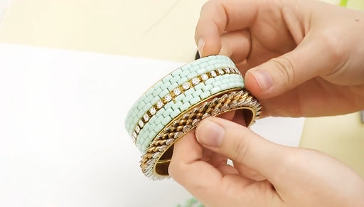How to Weave a Beaded Edge onto Flat Silver Silk — Beadaholique
