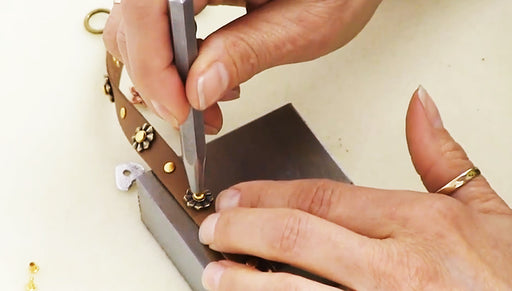 How to Attach TierraCast Rivetables to Leather & Alternative Cords