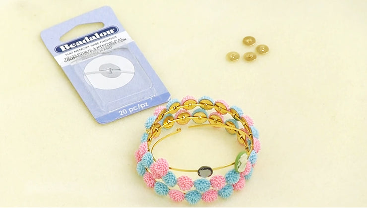 How to Use Beadalon Flat Memory Wire Glue On Pad Findings — Beadaholique