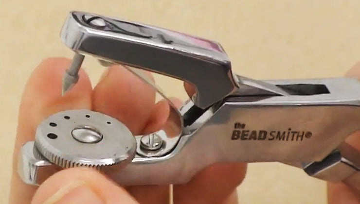 How to Use the Beadsmith Two-Hole Metal Punch 