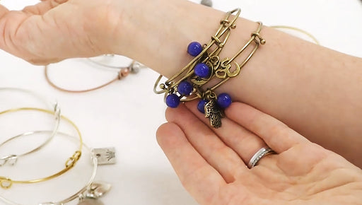 Show & Tell: New Styles of Expandable Charm Bangle Bracelets