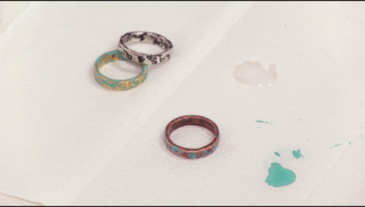 How to Add Vintaj Patina and Glaze to the Nunn Design Hammered Ring