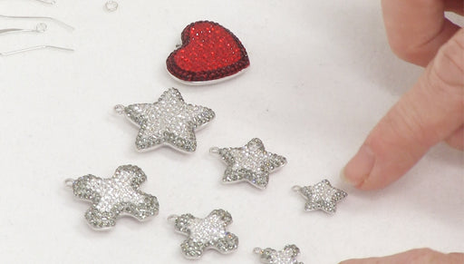 Austrian Crystal Pave Pendants: How to Make a Necklace and Earrings