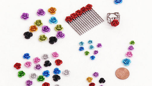Show and Tell: Metal Flower Beads
