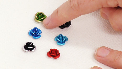 How to Paint Metal Flower Beads