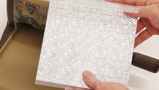 How to Use Vintaj Embossing Folders and Arte Foil Sheets