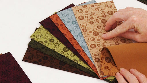 Show & Tell: Lillypilly Designs Patterned Ultrasuede