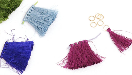 How to Add a Jump Ring to Premade Tassels