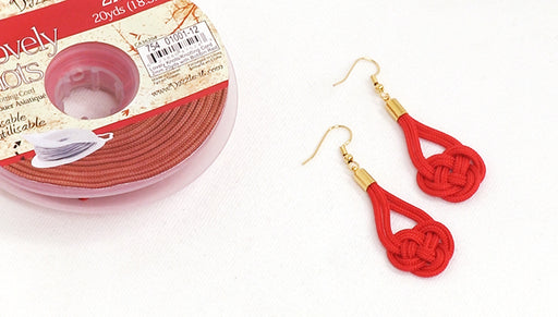 How to Make a Pair of Double Coin Knot Earrings
