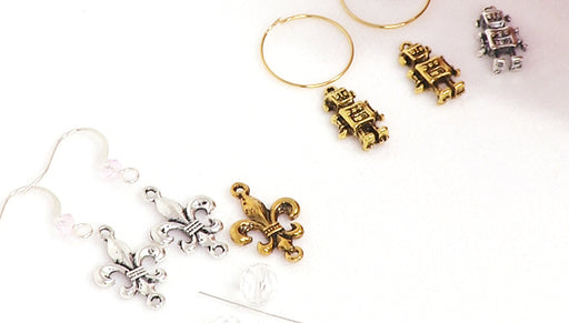 How to Make 2 Pairs of Quick & Easy Earrings with Charms
