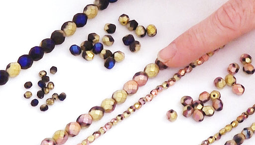 Show & Tell: California Matte Coated Fire Polish Beads