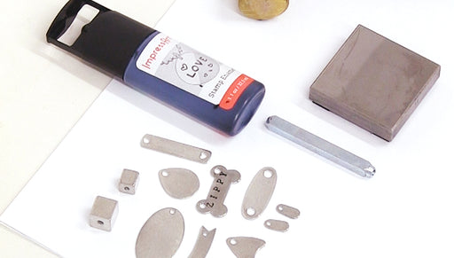 Impressart Metal Stamping - Kit Review & Demo - making dog tags
