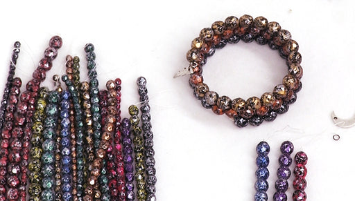 How to Make a Memory Wire Bracelet with Tweedy Beads