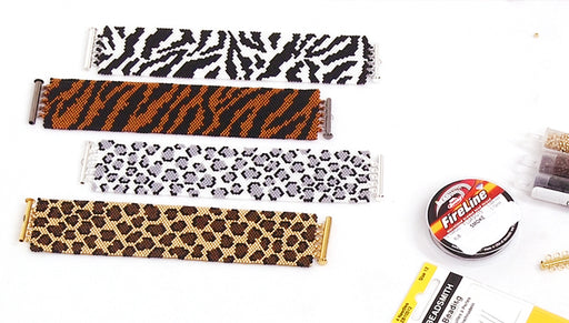 How to Make the Animal Print Peyote Bracelet Kits