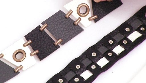 How to Set Eyelets in Faux Leather with Melissa Cable