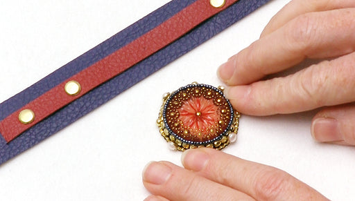 How to Stich Bead Embroidery to Create Recklessly Faux Leather