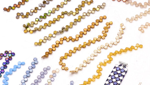 Show & Tell: New Colors of Czech Glass Honeycomb Beads