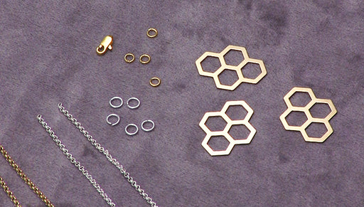 How to Make the Geometric Honeycomb Necklace