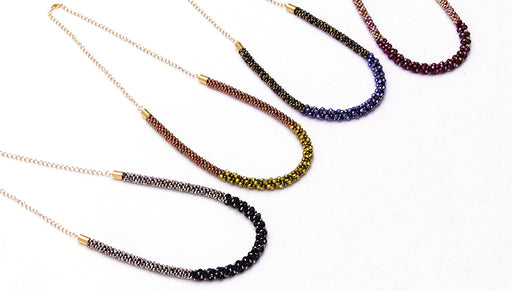 How to Make the Deluxe Beaded Kumihimo Necklace Kit