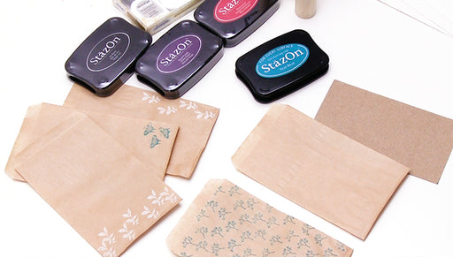 How to Personalize Gift Bags Using Rubber Stamps