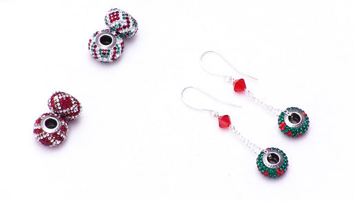 How to Make the Swinging Holly Earrings
