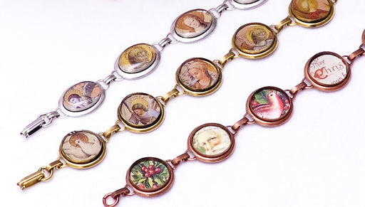 How to Create a Holiday Collage Bracelet using Nunn Design Elements