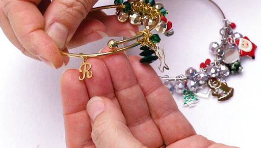 Quick and Easy Gift Idea: Personalized Charm Bracelet Using Adjustable Bangle