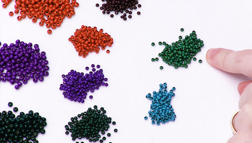 Show and Tell: Colored Metal Seed Beads