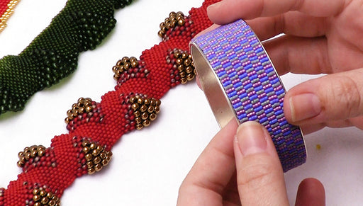 How to Do Triple Drop Peyote Bead Weaving