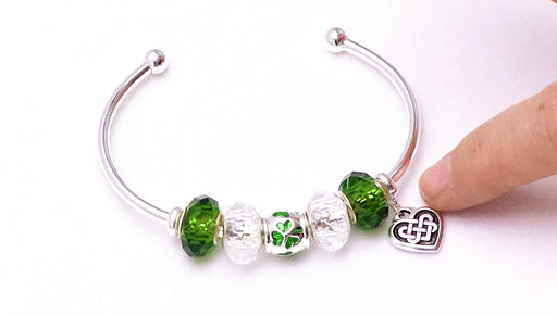 How to Make the Lucky Shamrock Bangle