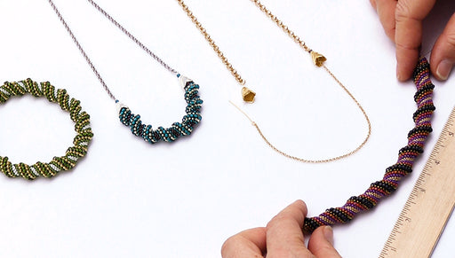 How to Make a Necklace With a Cellini Spiral Focal