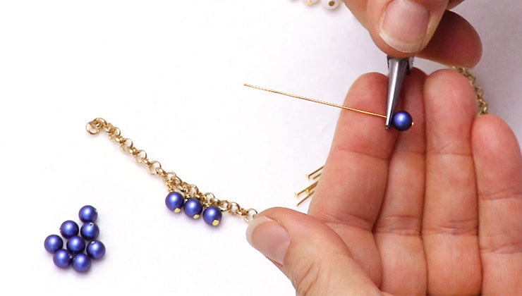How to Attach Wire Loops to Chain — Beadaholique