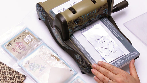 How to Decorate a Gift Bag Using the Vintaj Bigkick With Thinlits Die Sets